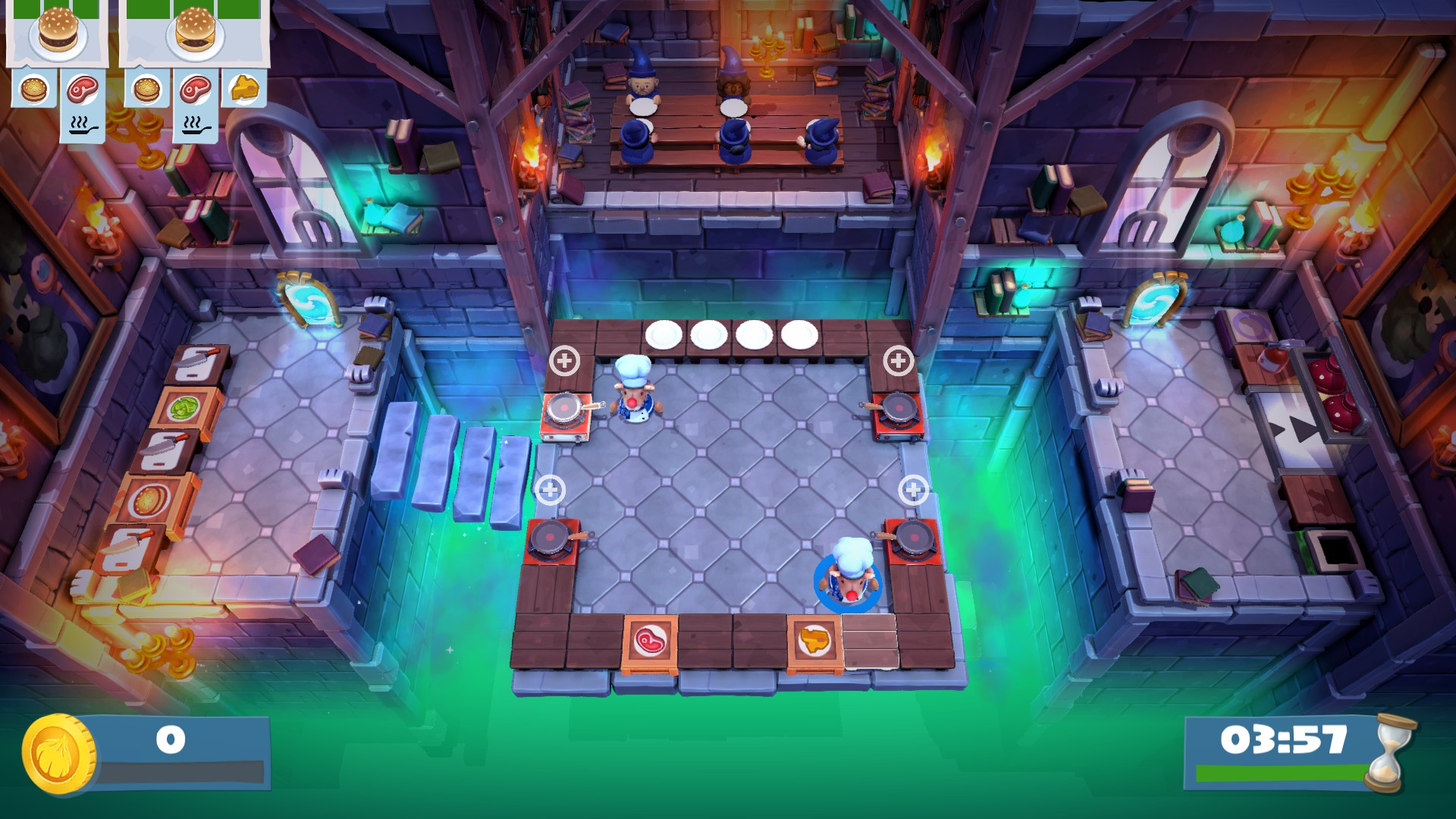 Screenshot of gameplay of Overcooked 2. [Image is taken from [Wikimedia Commons](https://en.wikipedia.org/wiki/File:Overcooked_2_screenshot.jpg), a freely licensed media file repository.]