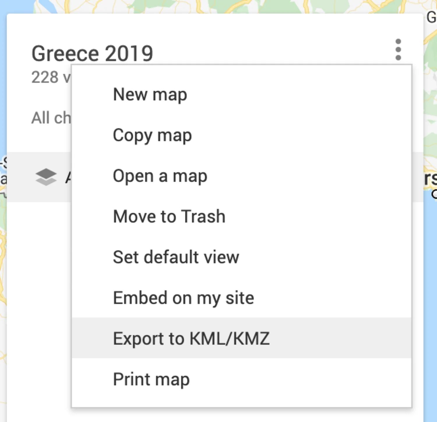 Export KML file from  [Google Maps](https://www.google.com/maps/d/u/0/home)  and upload it in  [Colab](https://colab.research.google.com/)